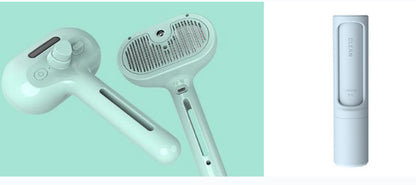 Self-Cleaning Pet Comb with Built-In Mist – Hair Remover & Grooming Brush for Dogs & Cats