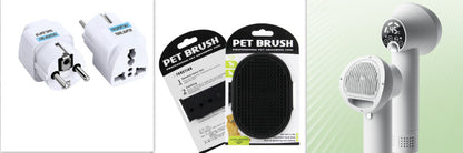 Smart Pet Hair Dryer – Quiet Blow Dryer & Grooming Comb for Dogs & Cats, Safe & Efficient Drying