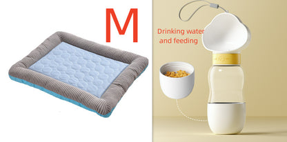 Pet Cooling Mat – Ice Silk Summer Bed for Dogs, Cats & Puppies, Soft & Breathable Sleeping Pad