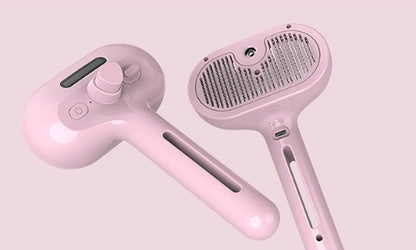 Self-Cleaning Pet Comb with Built-In Mist – Hair Remover & Grooming Brush for Dogs & Cats