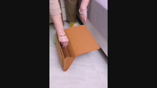 Felt Bedside Hanging Storage Organizer – Sofa, Dorm & Bedroom Caddy for Magazines, CDs, Stationery, Tablets, Phones & More