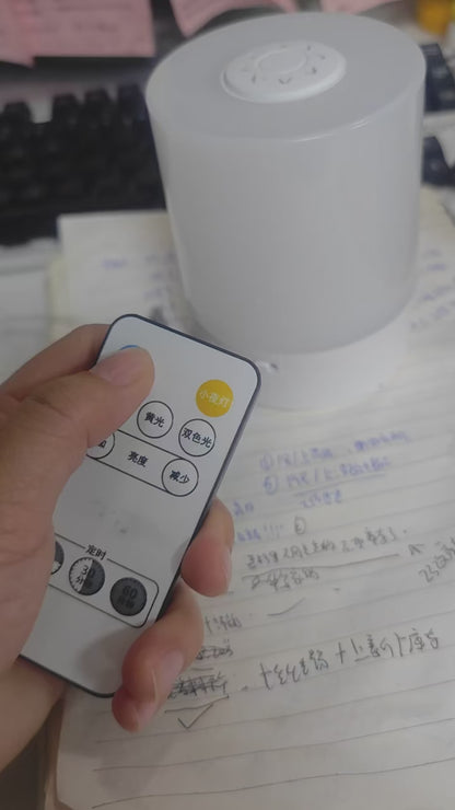 Dimmable Bedside LED Night Light Rechargeable Desktop Lamp for Bedroom Reading and Decoration