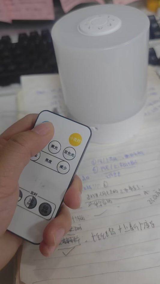 Dimmable Bedside LED Night Light Rechargeable Desktop Lamp for Bedroom Reading and Decoration