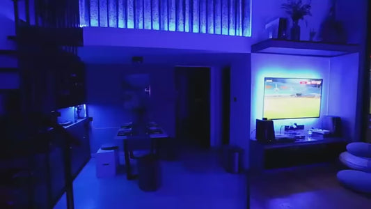 24V Music Sync RGB LED Strip Lights – 10m to 40m Flexible Light Strips for Bedroom, Room Decor, and TV Backlighting